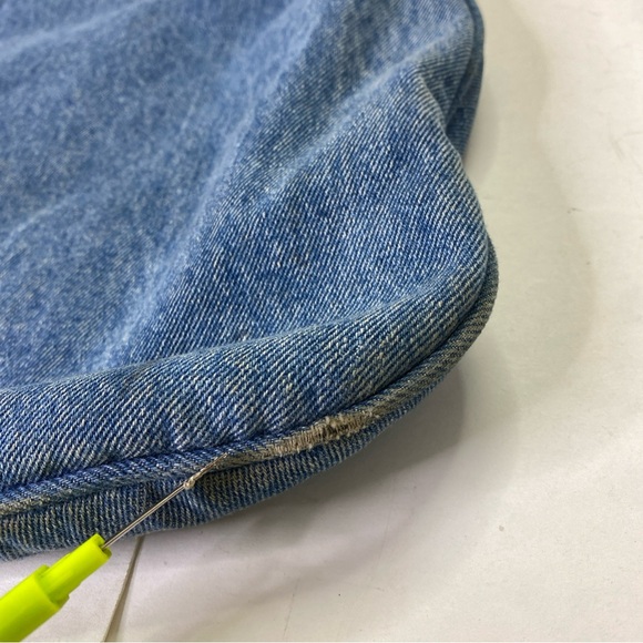 Disney Mickey Embroidered Denim Tote Bag - Picture 10 of 13